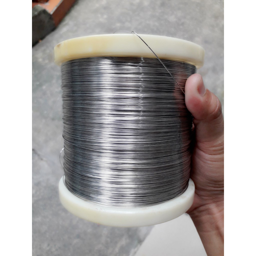Dây inox 304 quấn : size 0.6mm  SIÊU TỐT - KHÔNG GỈ SÉT