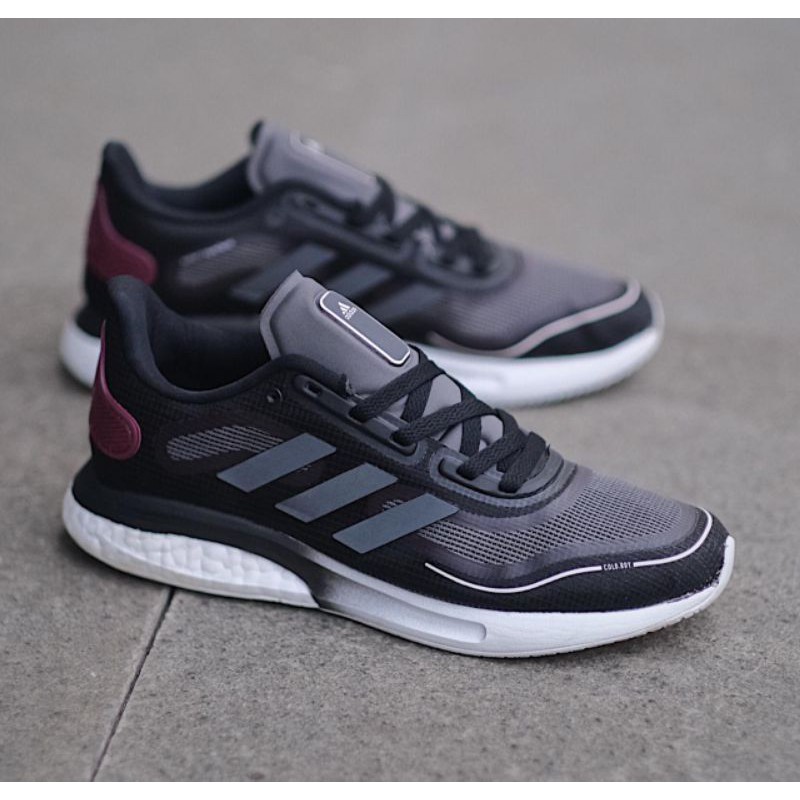 Giày Thể Thao Adidas Supernova Boost Màu Xám Đen Chống Thấm Nước