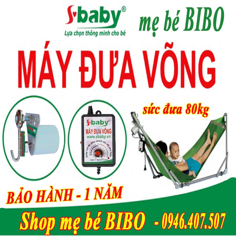 MÁY ĐƯA VÕNG SBABY MẪU MỚI (HÃNG 1 ĐỔI 1 TRONG NĂM )