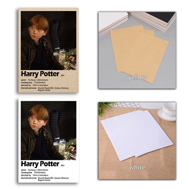 Poster Phim harry potter Trang Trí Phòng Khách Quán bar Phong Cách retro