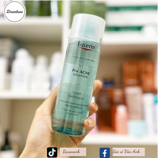 Nước cân bằng cho da nhờn mụn Eucerin 200ml