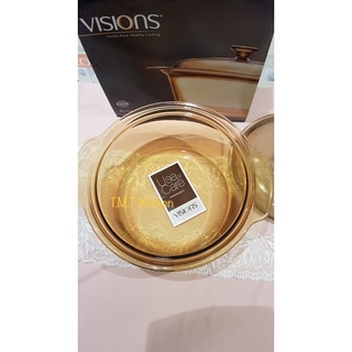 [Chính hãng] Nồi thủy tinh Pháp Visions 5.0L VSD-5 (Hàng tách bộ ko hộp)