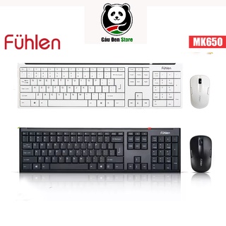 Bộ bàn phím và chuột không dây Fuhlen MK650 - Hàng chính hãng bảo hành 2 năm