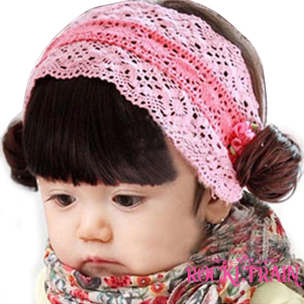 Mũ Có Tóc Giả Mái Ngang Xinh Xắn Cho Bé Gái