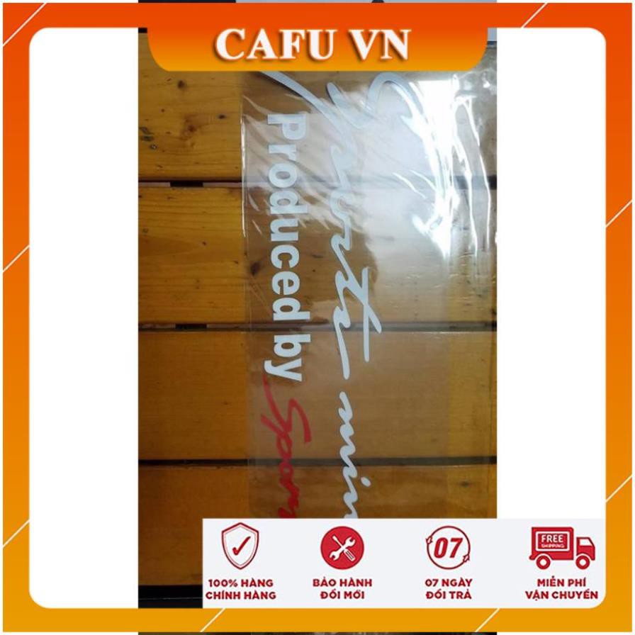 Tem dán trang trí xe hơi decal Sport mind prodeced by Sports xe hơi ô tô 31x11 cm - CAFU VN
