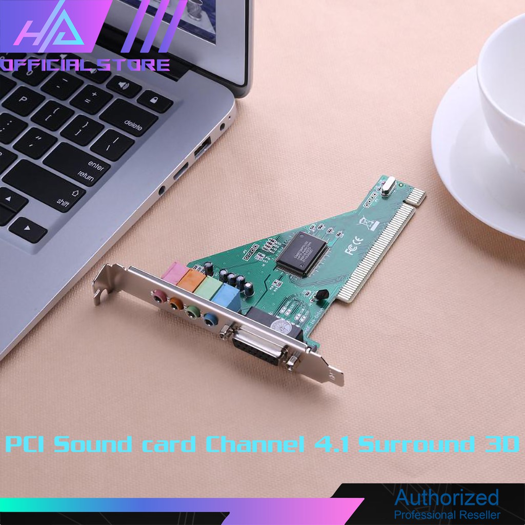 Sound card PCI ,Card Chuyển Đổi PCI Sang Sound 4.1