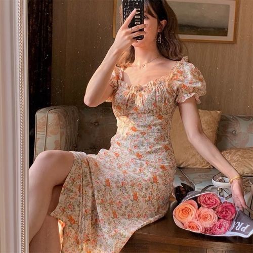 Đầm nữ hoa nhí, đầm nữ dáng dài kiểu dáng vintage, phong cách mùa hè tươi trẻ, hàng đủ size | BigBuy360 - bigbuy360.vn