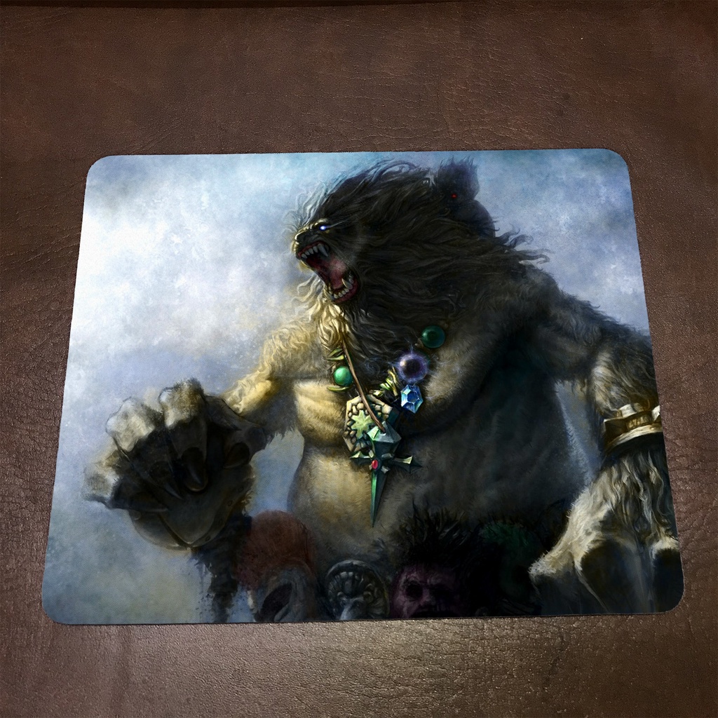 Lót chuột máy tính League of Legends NUNU - Mẫu 1 Mousepad cao su êm ái, nhận in theo yêu cầu