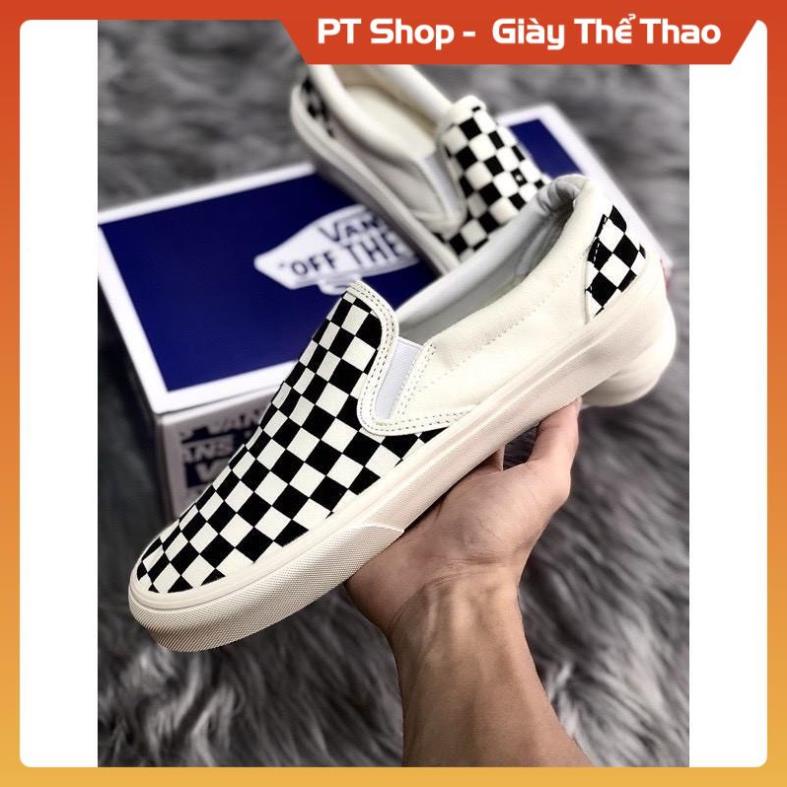 Giày van caro, giày thể thao lười slip on nam nữ full box , Hot trend