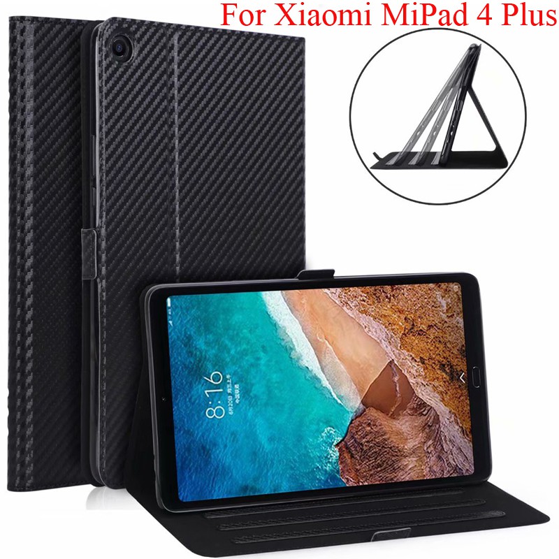 Sợi carbon Ốp lưng xiaomi Mipad 4 Plus Cover miPad4 Plus mipad4+ Vỏ bảo vệ