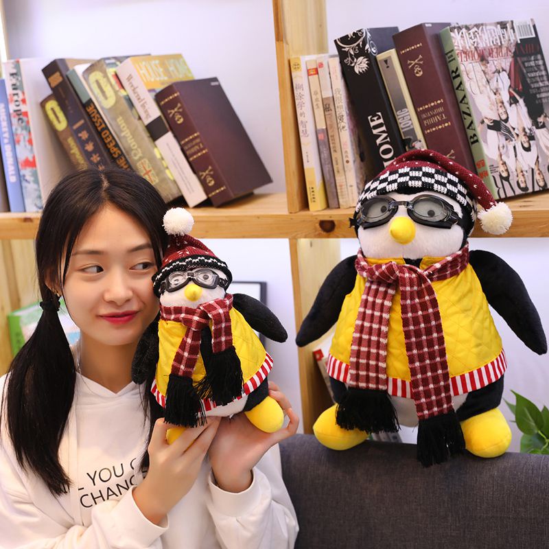 27/47cm Joeys Friend HUGSY Plush Penguin Animal Stuffed Toys Kids Birthday Gifts