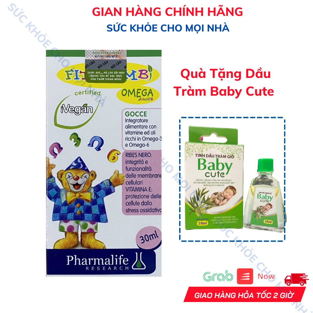 FITOBIMBI Omega Junior - Phát Triển Trí Não,Tăng Cường Miễn Dịch