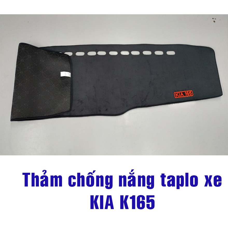 Thảm chống nắng taplo xe KIA K165 thảm nhung 3 lớp