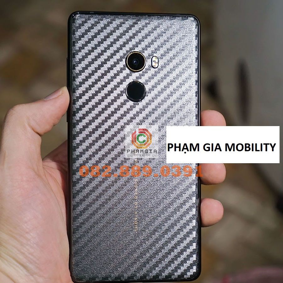 Miếng dán mặt lưng skin carbon Xiaomi Mi Mix/ Mi Mix 2