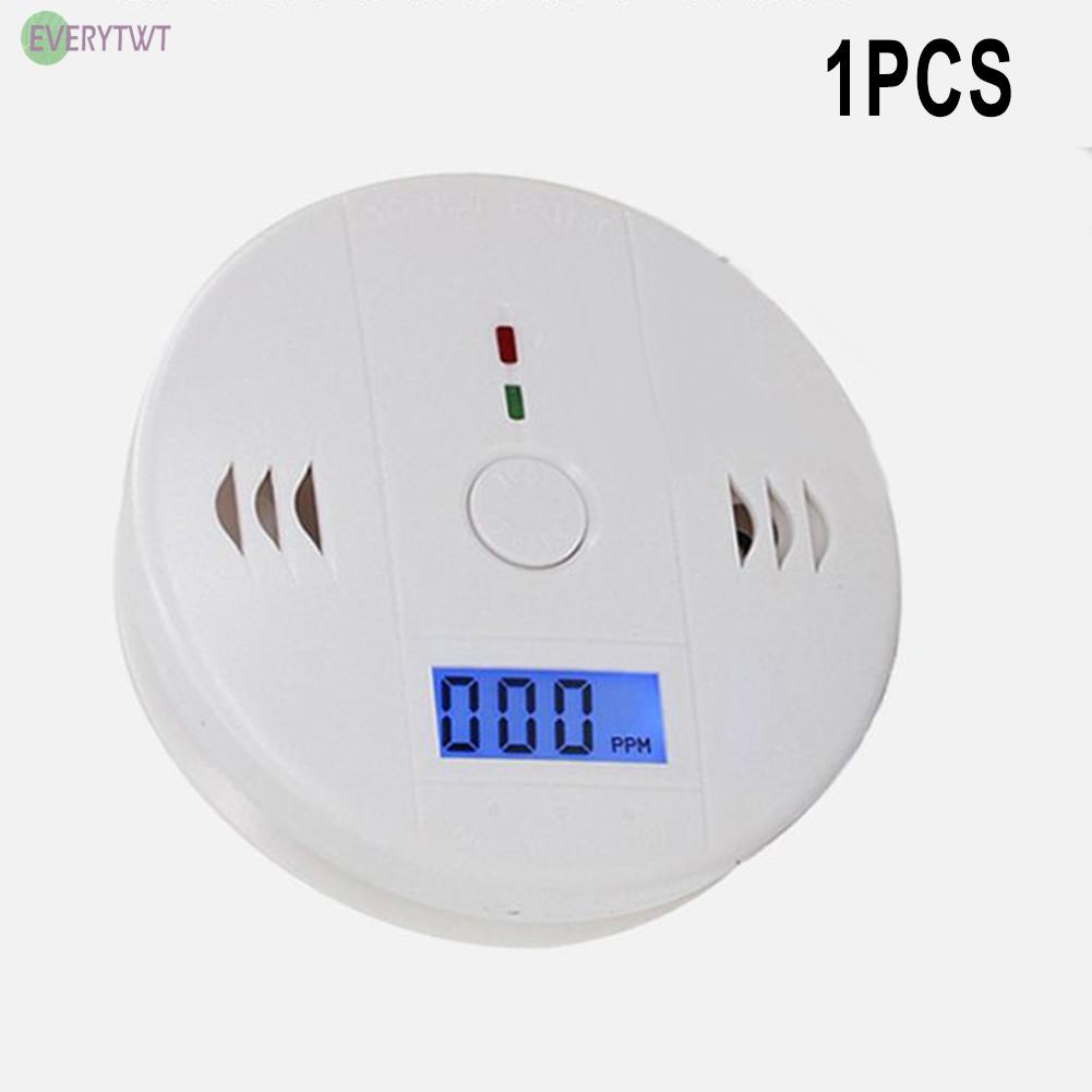 Digital Carbon Monoxide  Smoke Combo Detector Alarm Battery Powered(in stock）