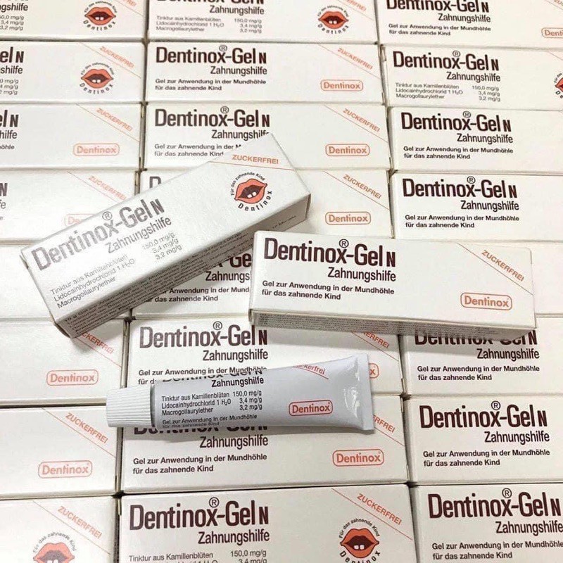 GEL DENTINOX BÔI HỖ TRỢ TRẺ MỌC RĂNG KO ĐAU, KHÔNG TẤY ĐỎ, KHÔNG SỐT