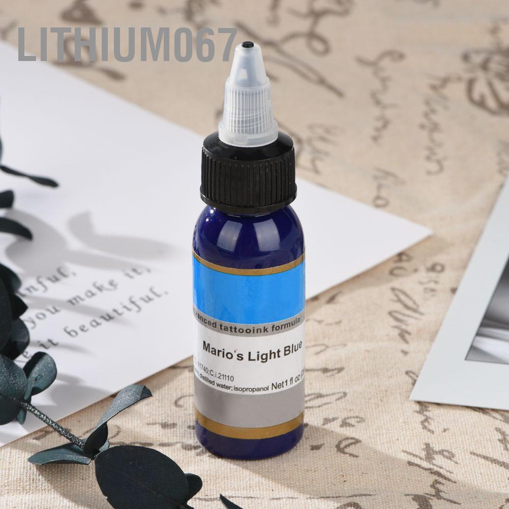 Lithium067 14 Colors 30ml Body Paint Semipermanent Eyebrow Permanent Makeup Tattoo Ink