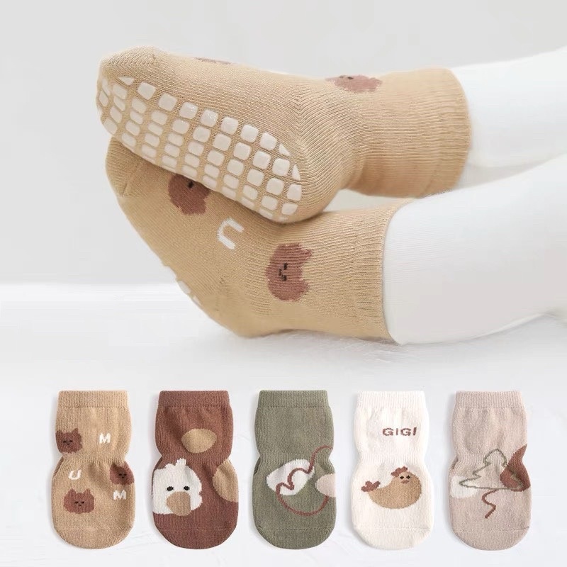 Tất cổ cao có đế chống trượt cho bé 0-5 tuổi, tất Nemo Baby