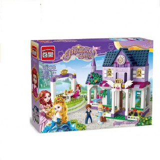 (Tặng xếp hình gỗ 10k) Xếp hình Công chúa 422pcs - Thư viện Thiên Sứ của công chúa Leia 2608