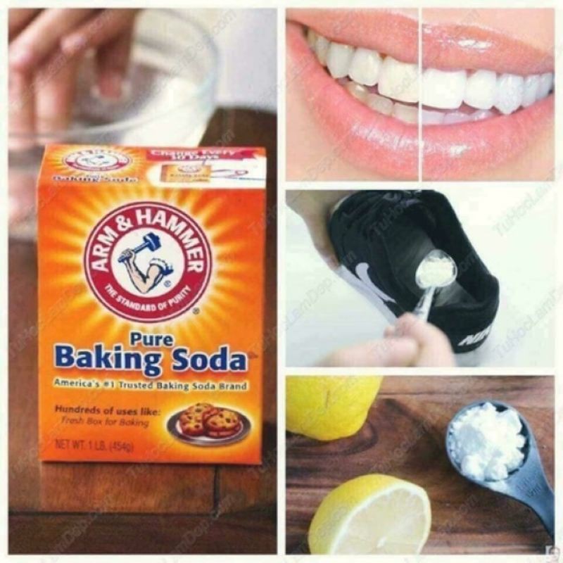 Bột baking soda cao cấp 454g đa năng dùng làm bánh, trắng răng