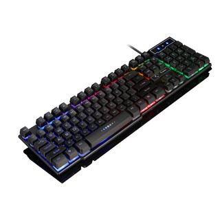 Bàn Phím Giả Cơ Chuyên Game DVIPARD GK50 LED 7 Màu -Chống nước - Đen giá sốc