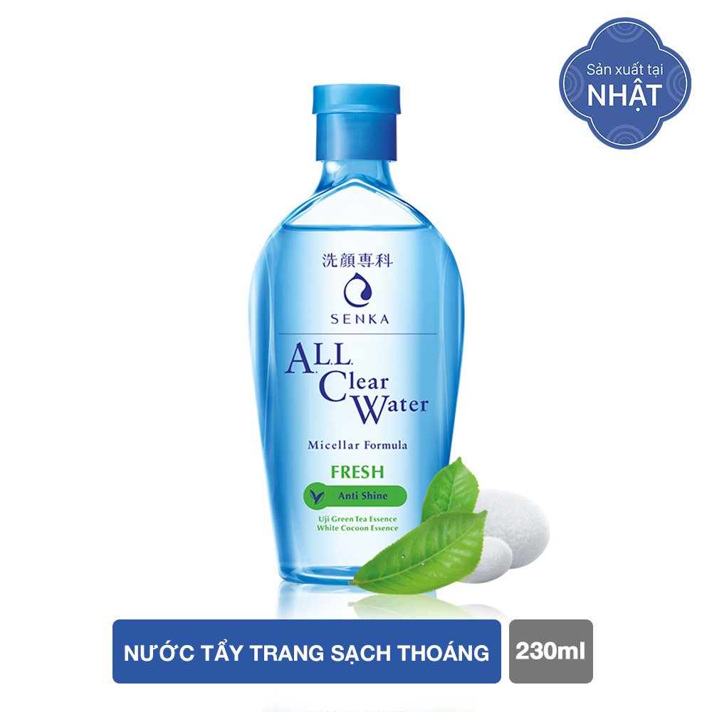 Bộ sản phẩm dành cho da mụn Senka (A.L.L Clear Water Fresh 230ml+SRM Acne Care 100g+Mặt nạ 25mlx3)_95121 | BigBuy360 - bigbuy360.vn