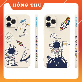 Ốp iphone vuông du hành cạnh hình 6/6plus/6splus/7/7plus/8/8plus/x/xr/xs/11/12/pro/max/plus/promax