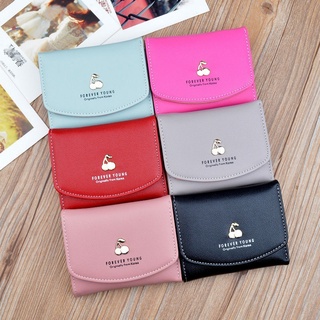 Ladies Wallet Women s Short Three Folding ví bìa, ví gấp đa chức năng mới của Nhật Bản và Hàn Quốc ví nhỏ