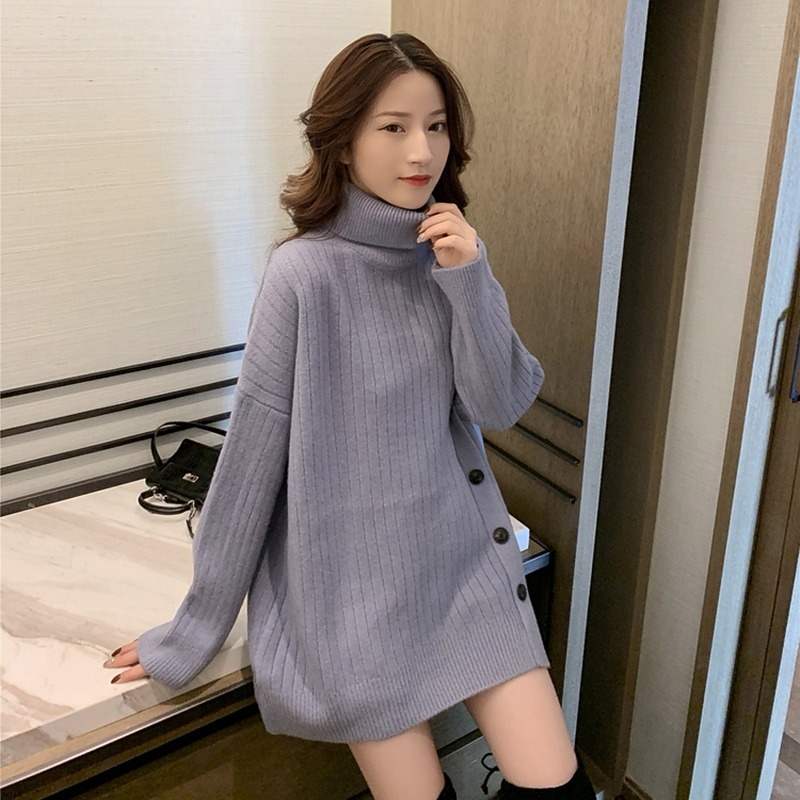Áo Sweater Cổ Lọ Dáng Rộng Thời Trang Thu Đông Cho Nữ | BigBuy360 - bigbuy360.vn