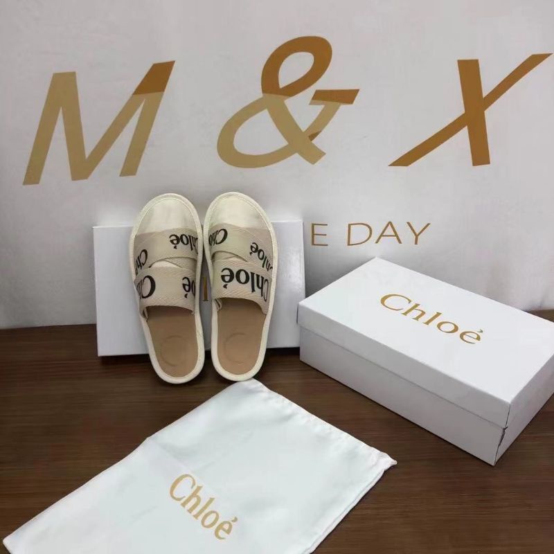 x(ẢNH THẬT) Dép Sục Chloe Quai Chéo Vải Phối Da Xịn Mềm Êm Fullbox Bill Túi Cao Cấp