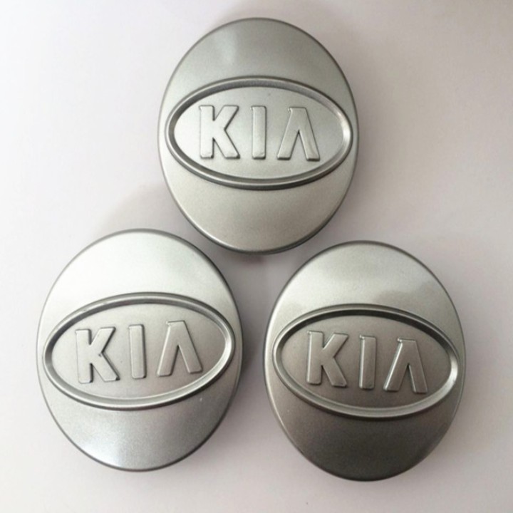 Logo Chụp Mâm Bánh Xe KIA Đường Kính 59mm