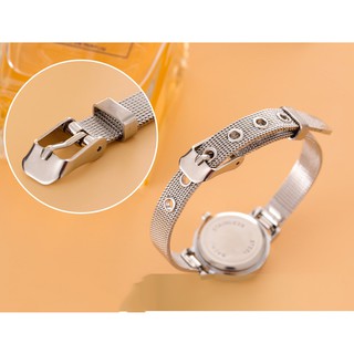 Đồng hồ nữ YUHAO nhập khẩu cao cấp dây thép lụa - MS39