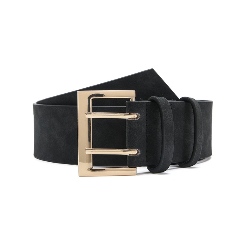 Dây Thắt Lưng Hai Đầu Khóa Kim Bản Rộng Bằng Hợp Kim Đa Năng Cho Nữ