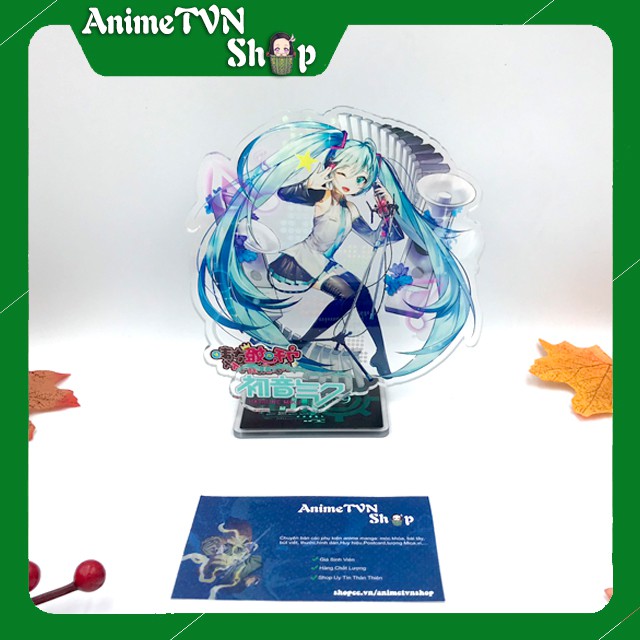 Tượng Mica Standee Hatsune Miku - Nhựa Cứng Acrylic In nhiều chi tiết sắc nét