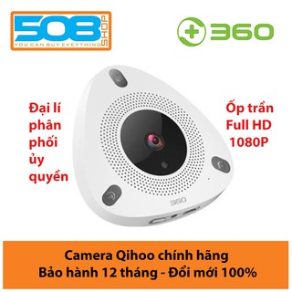 Camera quan sát qihoo 360 wifi ip d688-02 1080p gắn trần, góc 180 độ