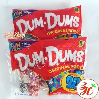 Kẹo que Dum Dums date T8/21 Mỹ