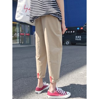 [O[Sẵn XL] Quần âu baggy nam form rộng lưng thun