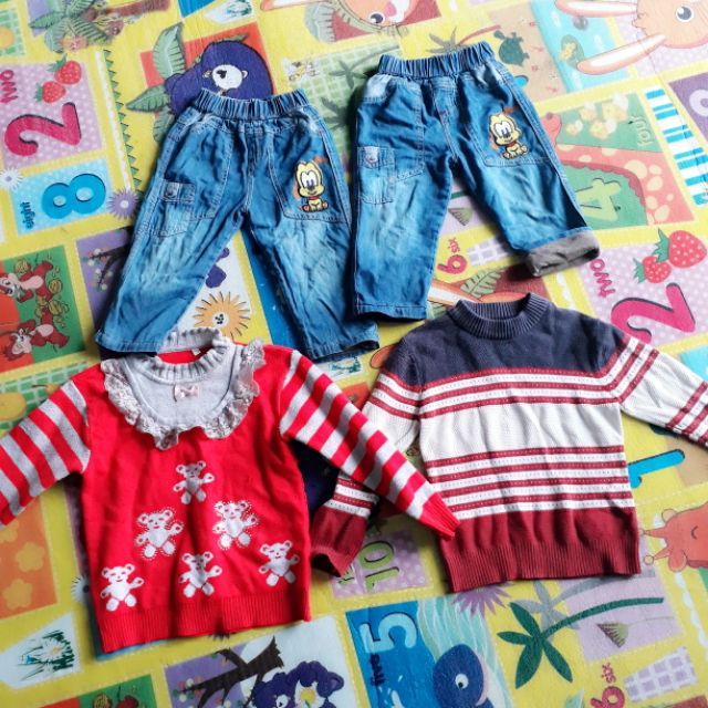 combo vũ thọ đồ trẻ e .gồm quần áo.các loại như áo phao đồ nỉ đồ bộ body mùa đông chất liệu nỉ bông lông cuu.và cả gió p