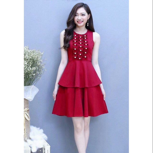 ĐẦM XÒE ĐÍNH NGỌC TRAI
