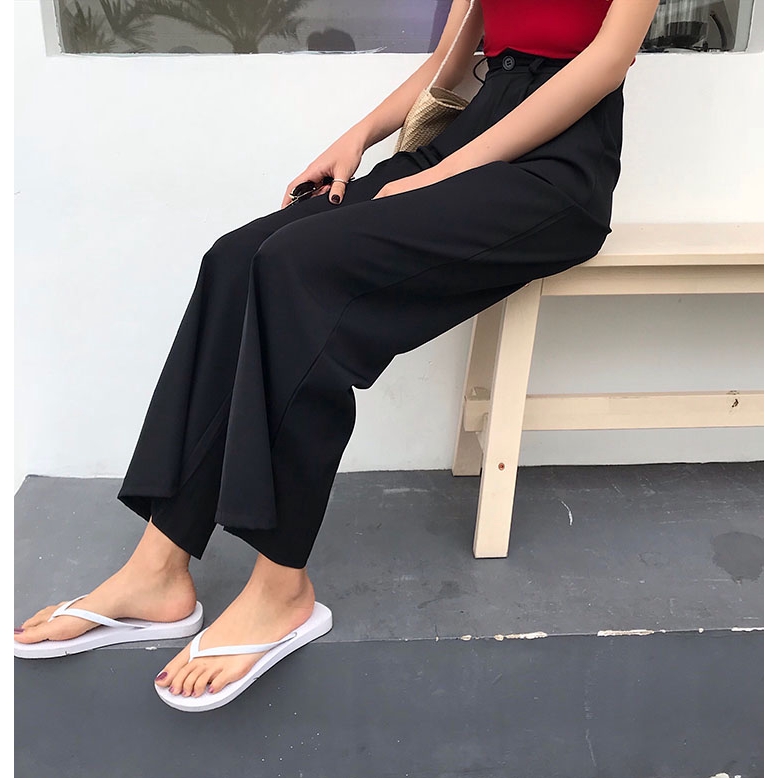 SUXI Quần Dài Lưng Cao Thiết Kế Mới Cho Phái Nữ