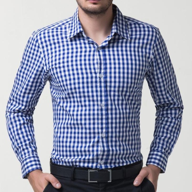 Áo sơ mi nam dài tay gấp hộp Kẻ Ca Rô Vuông cao cấp, chất vải cotton mịn phong cách công sở(SMKV) | BigBuy360 - bigbuy360.vn
