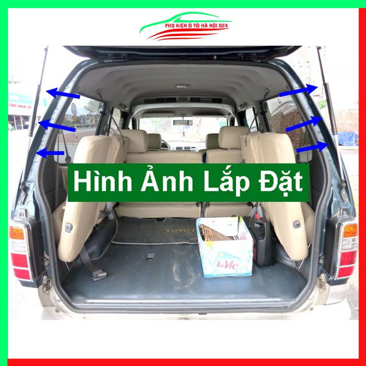 Bộ ty thủy lực ben hơi chống cốp sau Zace kèm phụ kiện lắp