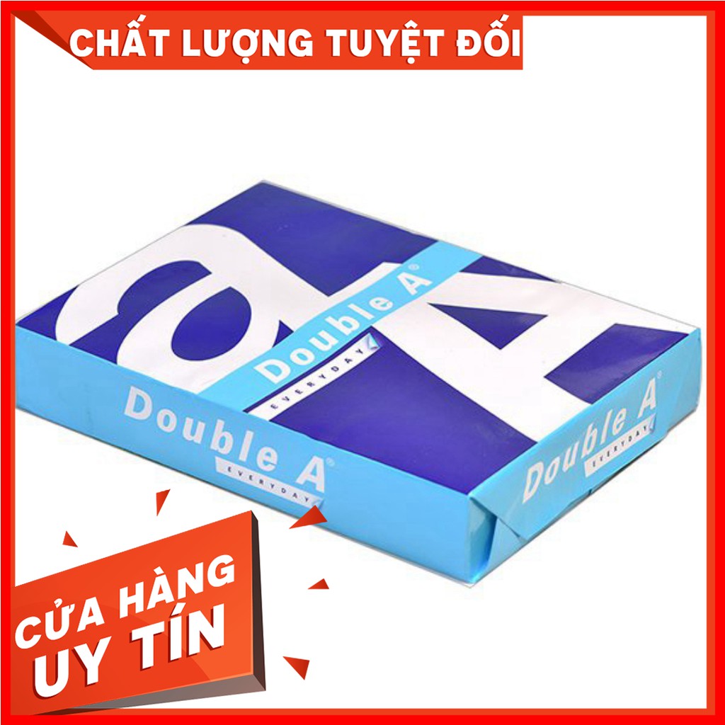 Giấy In A4 Double A 70gsm Nhập Khẩu Thái Lan Xấp 500 Tờ