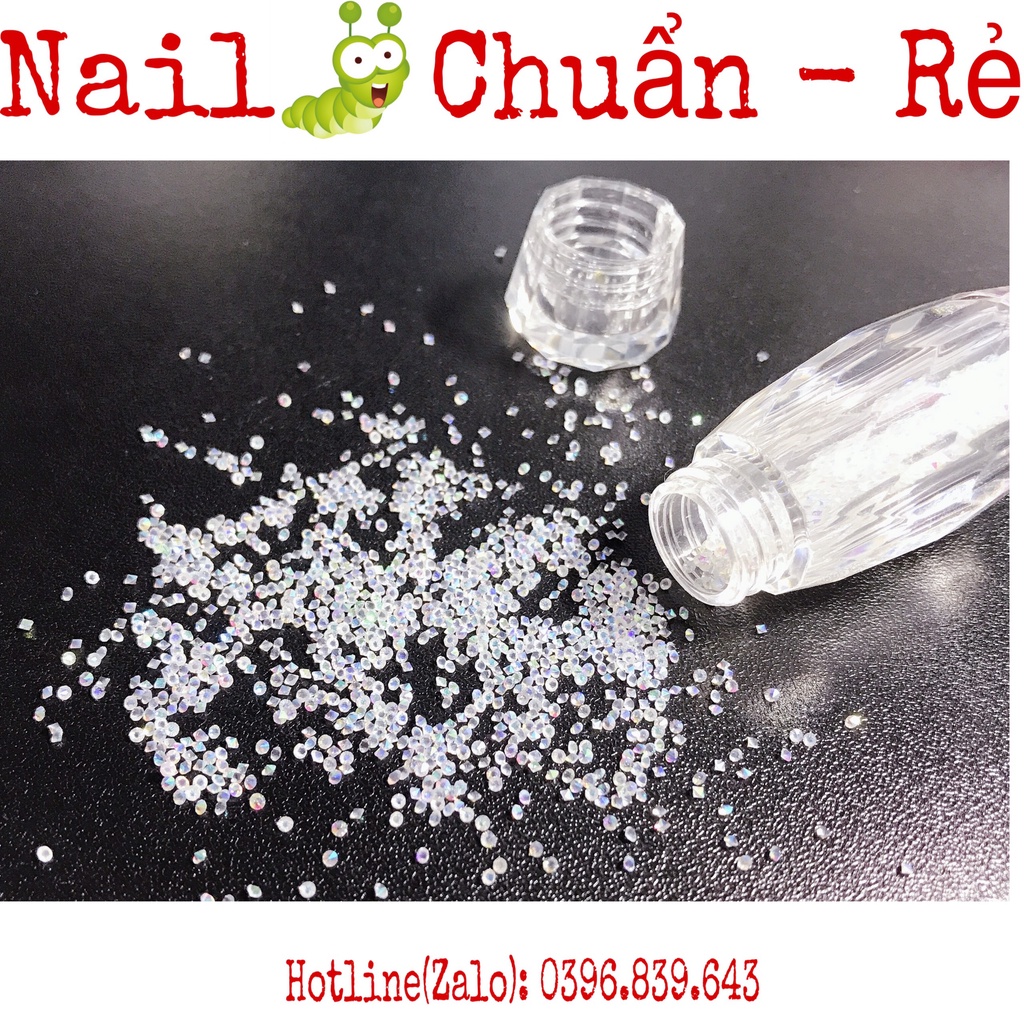 Đá Rắc Móng Siêu Sáng - Đá Rắc Kim Cương - trang trí nail