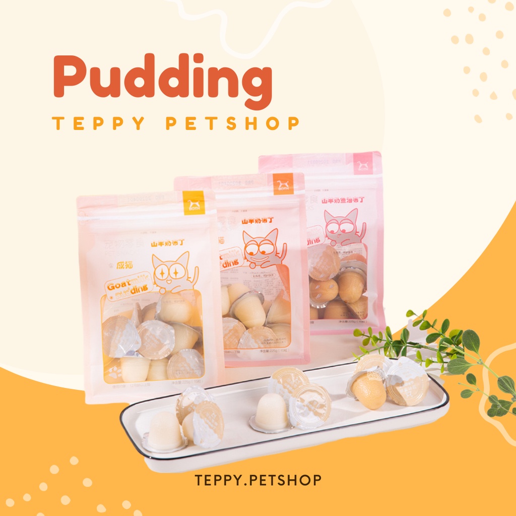 Bịch thạch pudding sữa dê dành cho mèo