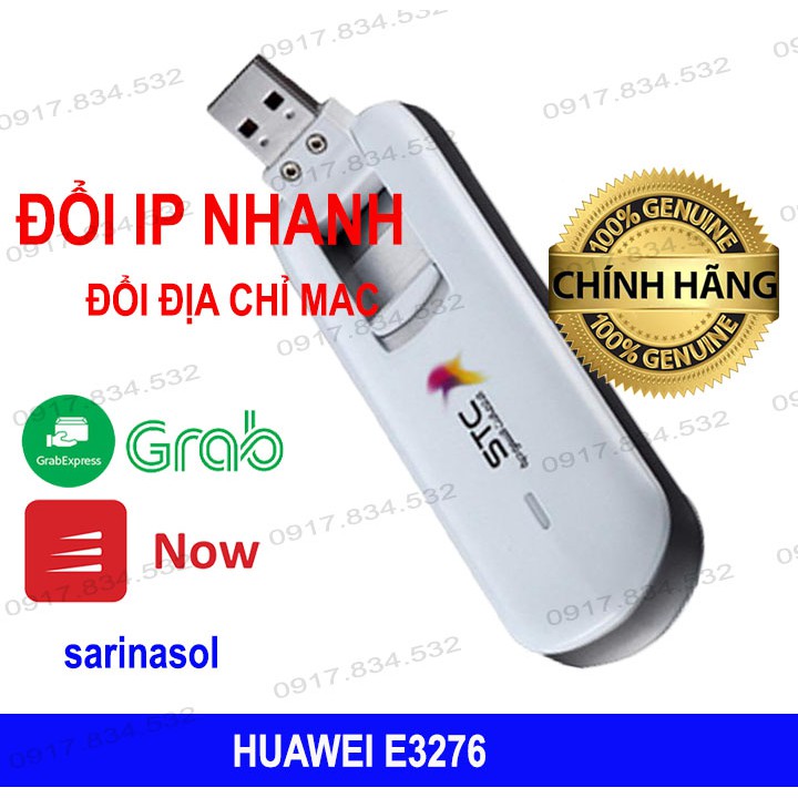 Usb dcom 3,5G/4G Huawei E3276 CÓ IPV6 DÙNG ĐA MẠNG VÀ ĐỔI IP, Dcom ipv6