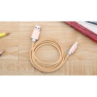 [HCM] Cáp sạc dây dù chất lượng cổng Lightning - Micro USB - Type C dài 1m