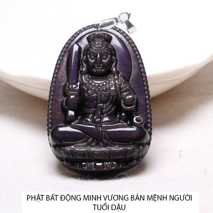 MIỄN PHI VẬN CHUYỂN - Mặt dây chuyền phật Bất Động Minh Vương - Phật bản mệnh người tuổi Dậu