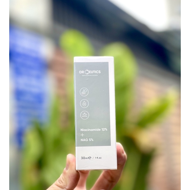 Serum DrCeutics Niacinamide 12% + NAG 5% Giảm Thâm Sáng Da Kiềm Dầu