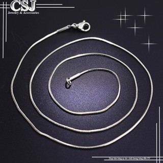 Dây chuyền nữ inox kiểu mì vuông nhí nhất cực đẹp d027